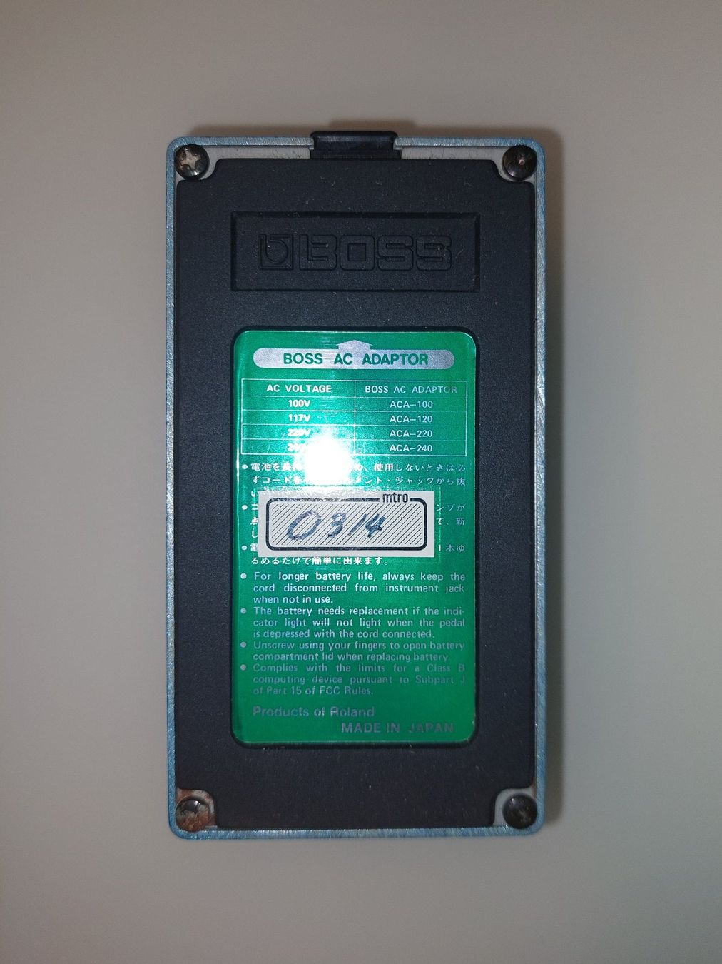 Strumenti musicali: BOSS CE-3 Chorus - 1986 - RAR! – Usato da Münchwilen TG venduto da Mike1234 7