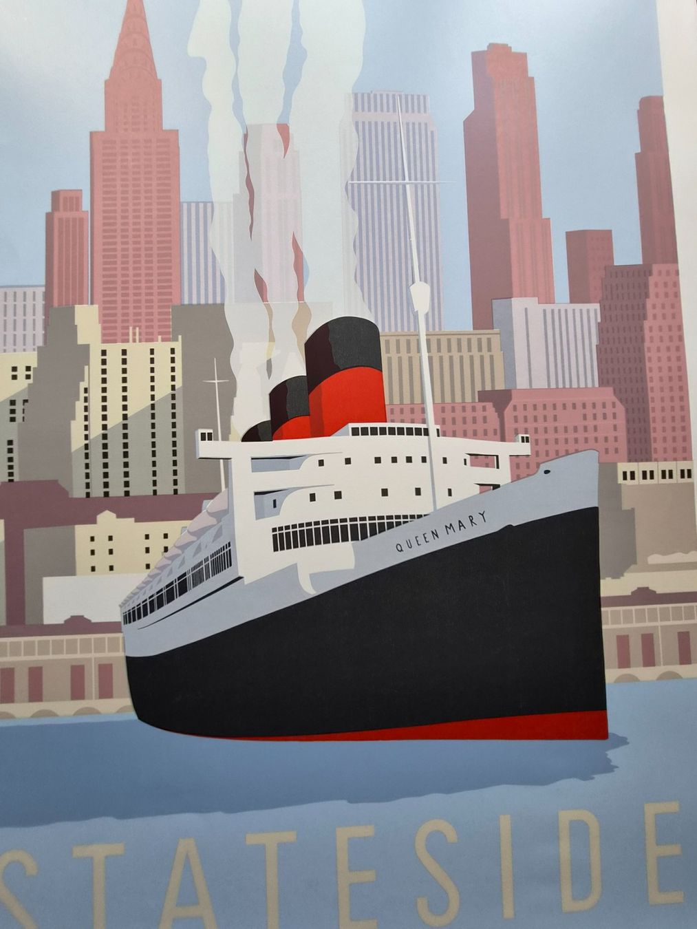 Poster & Bilder: STATESIDE- QUEEN MARY PLAKAT – Gebraucht aus Gersau von kunst-online 1