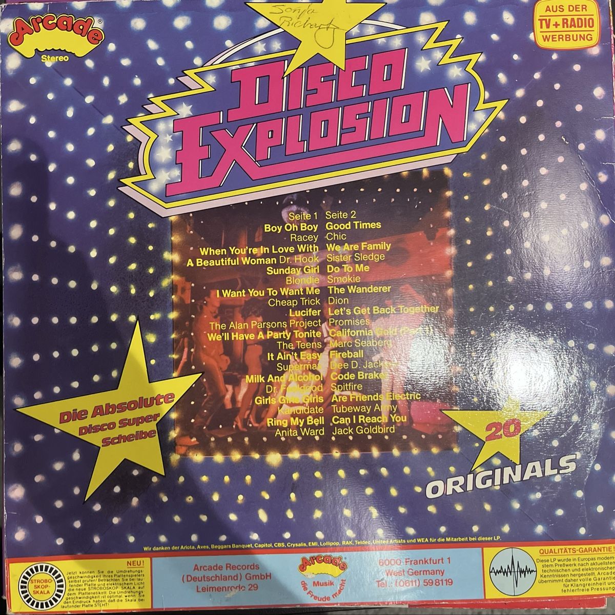 Vinyles: Vinyl Schallplatte Disco Explosion Compilation 20 Hits – D'occasion à Hägglingen par padi1988 1