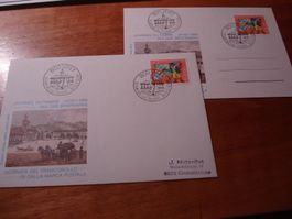 Tag der Briefmarke 1984, Vevey, Karte + Brief