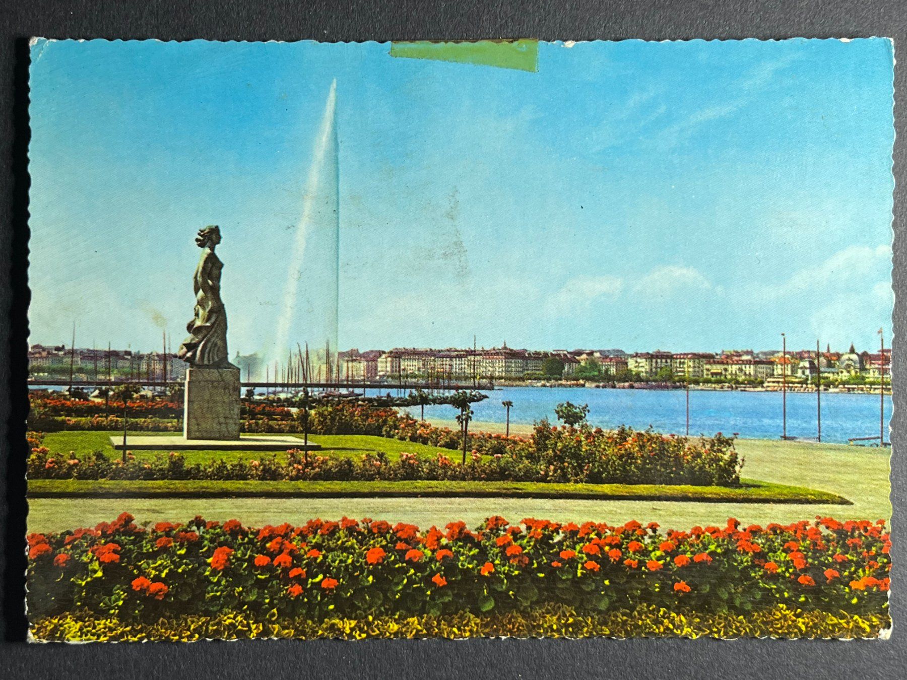 Cartes postales: Genf, La statue de la Bise - 1965 – D'occasion à Steg VS par _vinci_
