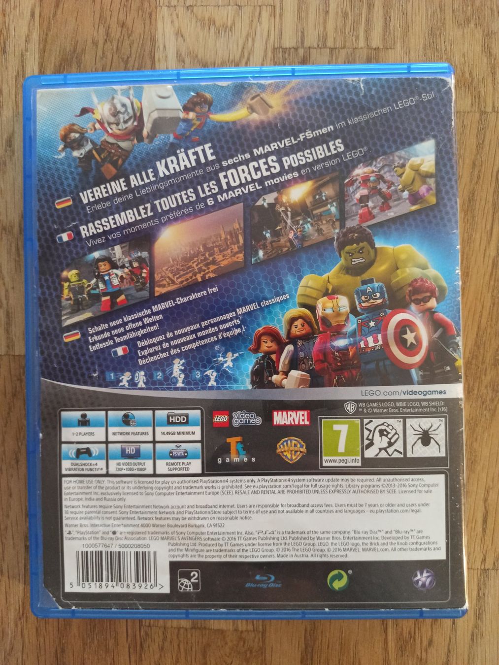 Spiele: LEGO Marvel Avengers PS4 / PS5 – Gebraucht aus Oberweningen von mar_87mx 1