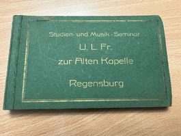Antikes Postkartenalbum Regensburg