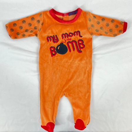 DEVIL CHILD Pyjama bébé orange 0/1M