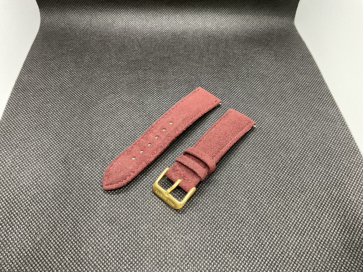 Bracciali & Braccialetti: Cinturino in pelle bordeaux 20mm – Nuovo (secondo la descrizione) da Pregassona venduto da TheWatchClub