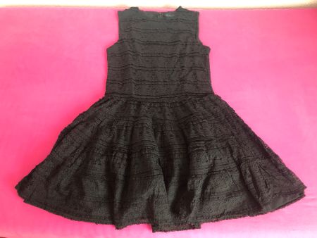 ZARA SOMMERKLEID, GR. S, SCHWARZ, ÄRMELLOS, SPANISCHER STIL