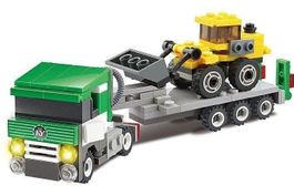 City - Schwertransporter mit Bagger