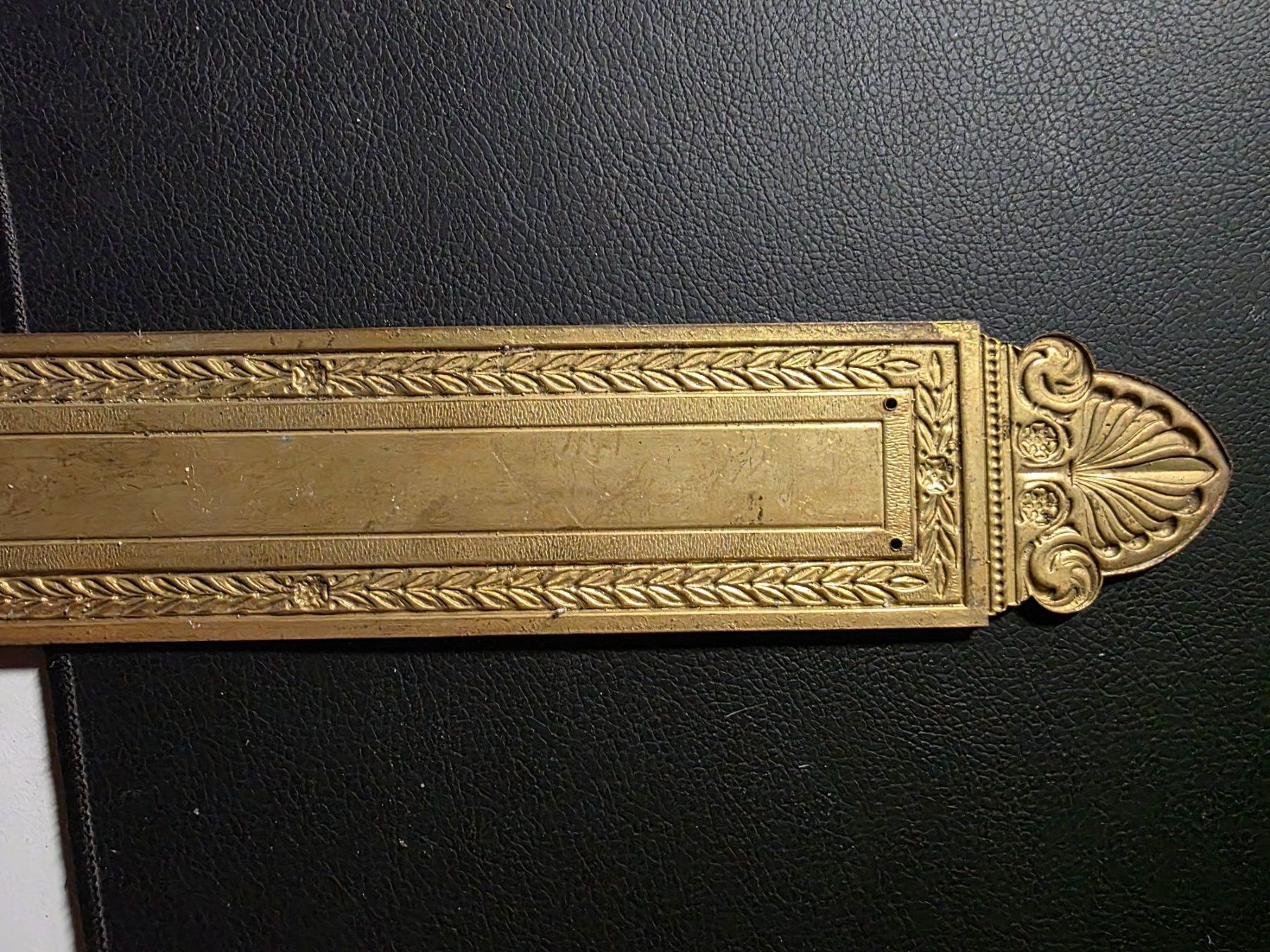 Ferramenta: Vintage alte Messing Rosette Tür Schild – Usato da Walterswil BE venduto da Lonitti 7