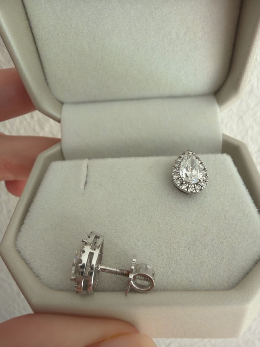 Orecchini pendenti & Orecchini a lobo: Diamant Ohrstecker über 1.5ct total – Nuovo (secondo la descrizione) da Zürich venduto da Pandainlondon 1