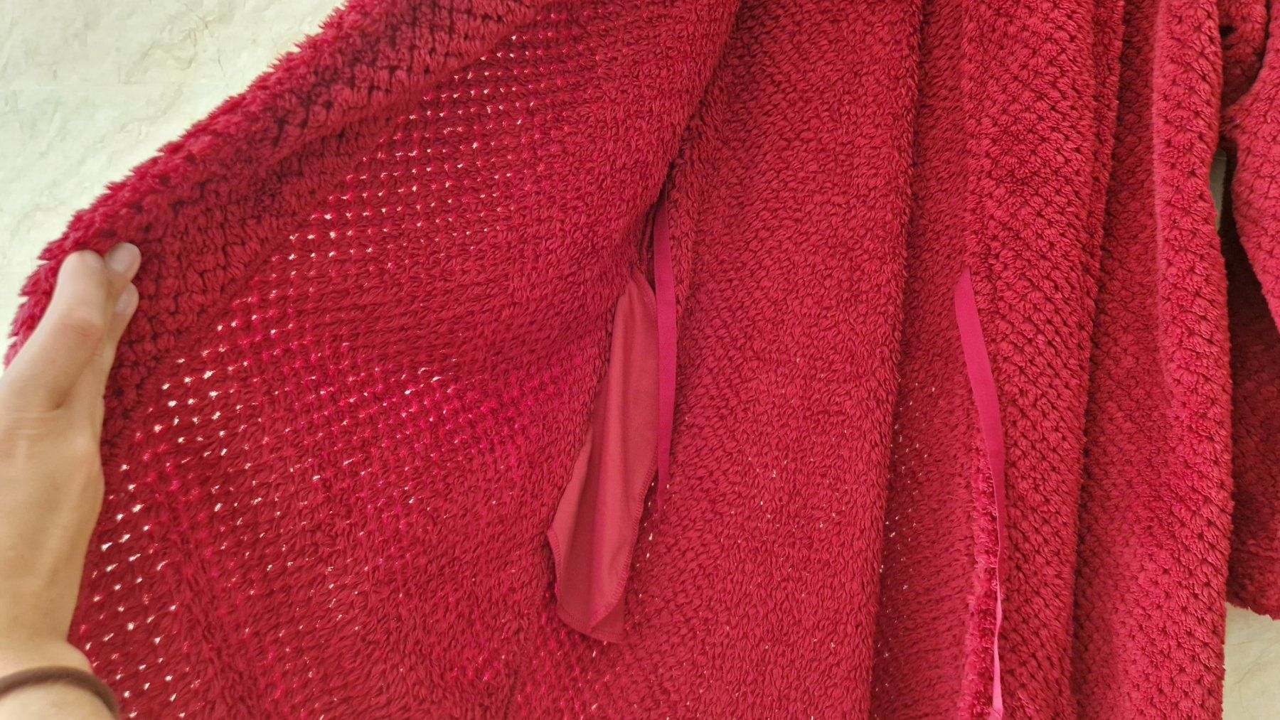 Calvin Klein Bademäntel: Bademantel Calvin Klein in dunkelrot – Neu (gemäss Beschreibung) aus Winterthur von CherrySchott 2