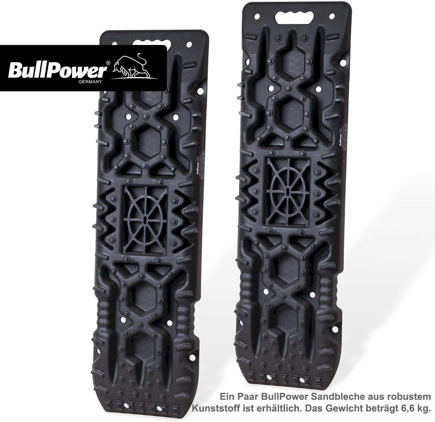 Altri accessori per camping: 2x Bullpower Offroad Sandbleche Schwarz – Nuovo e nell'imballaggio originale da Bottighofen venduto da zaap 1