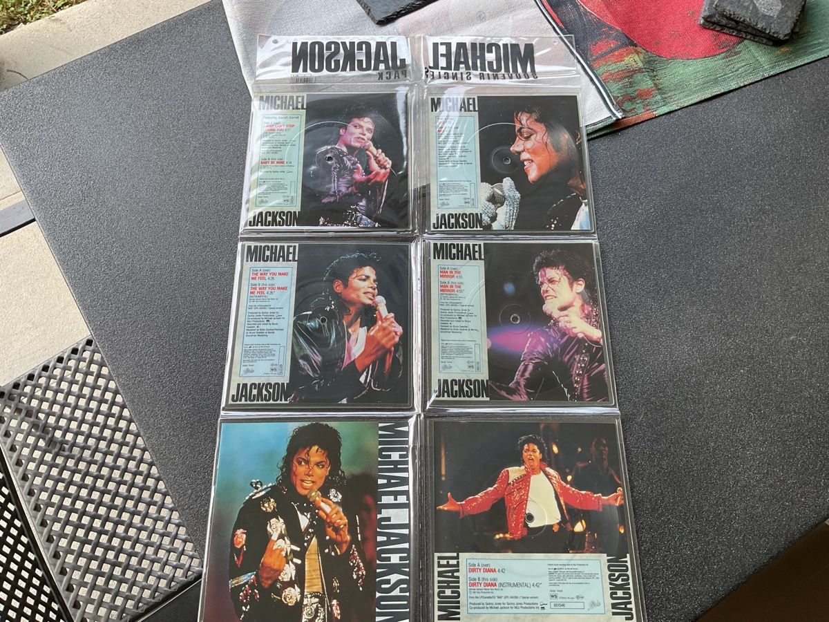 Vinyles: Michael Jackson Souvenir Singles Pack 5erCollection 1988 – D'occasion à Steinach par Quarkie 2