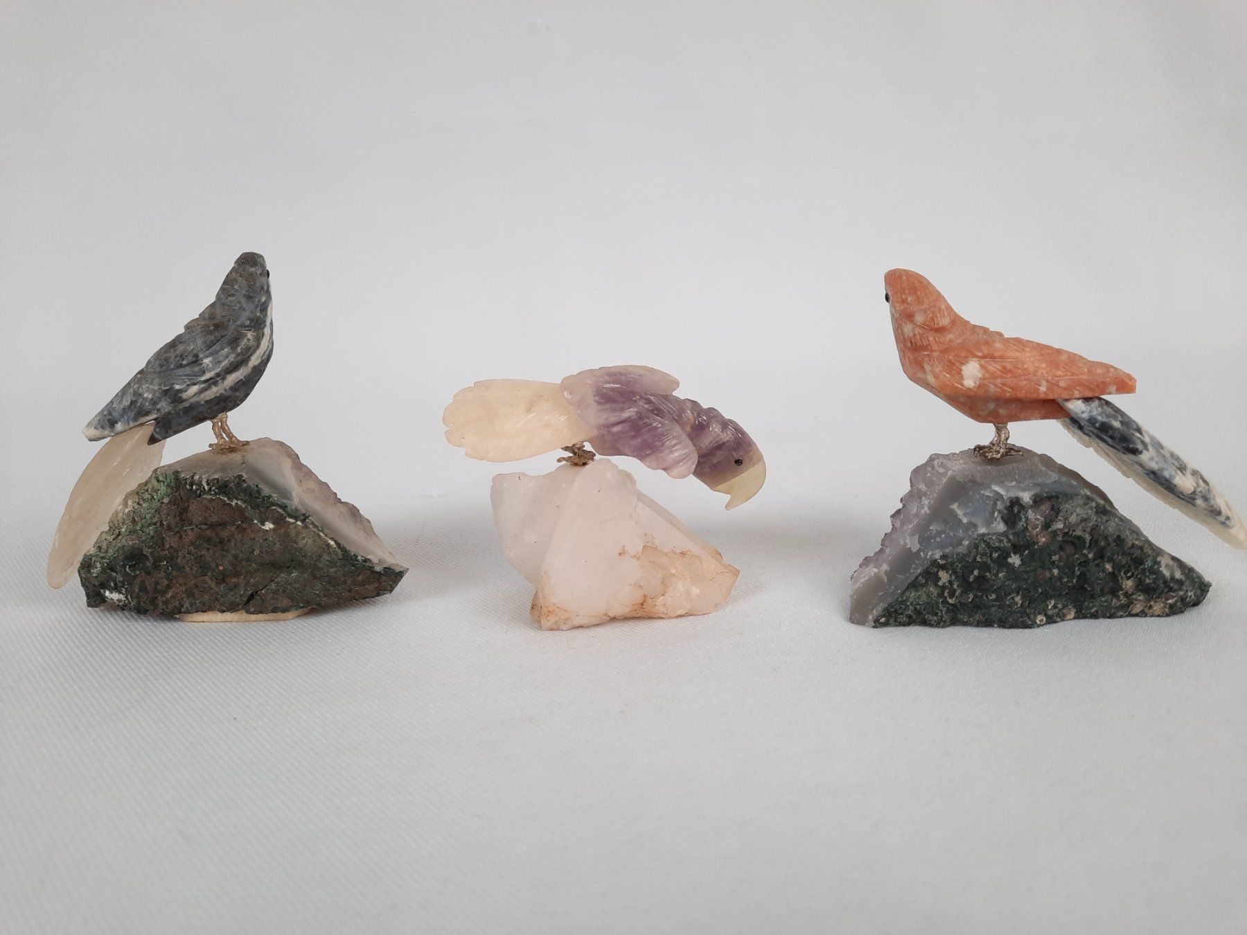 Minerali & Pietre curative: 3 Vögel auf Stein – Usato da Beinwil am See venduto da Restwert_Beinwil 1