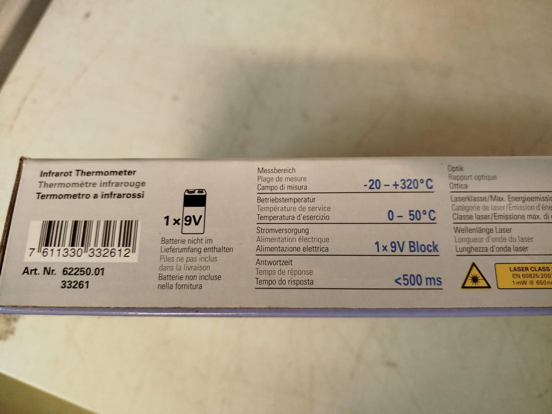 Altro per la casa: Thermomètre infrarouge – Usato da La Chaux-de-Fonds venduto da Emmaus2300CDF 2
