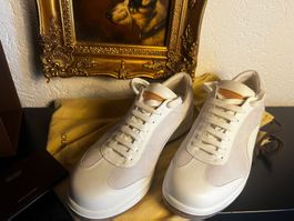 Louis Vuitton Sneaker Weiß Leder Gr. 41 Neu
