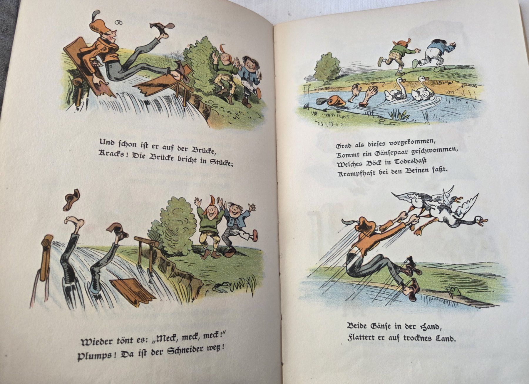 Libri: Wilhelm Busch   Max und Moritz eine Bubengeschichte 1943 – Usato da Bettingen venduto da Wedgetail-Eagle2 3