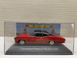 Chevrolet Impala SS 427 (1968) Rot, Modellauto 1:43 OVP
