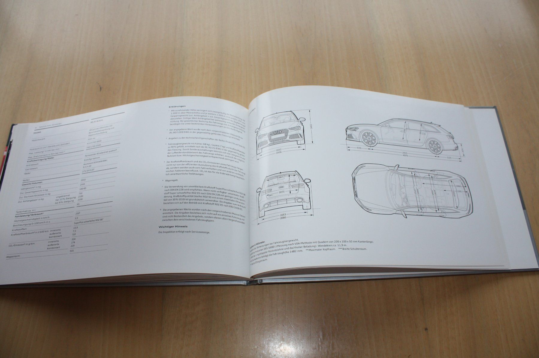 Audi Documenti: Audi RS6 Avant Hardcover Prospekt 3/2013 – Usato da Wikon venduto da erwin400 9