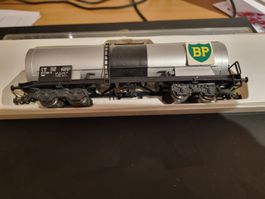 Modelleisenbahn Kesselwagen BP 2-achsig guter Zustand