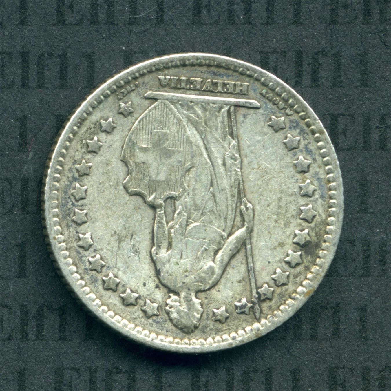 Tutti le monete: CHF___1.00 1905 -vz 1 Franken – Usato da Widnau venduto da Elf11 1