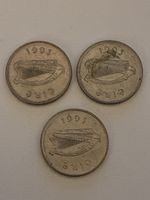 Nr. 10: 3 x 10 Pence, Irisches Pfund, 1993