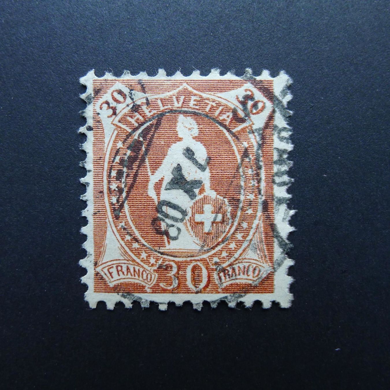 Tutti i francobolli: 1908 Nr. 96A gestempelt – Usato da Dagmersellen venduto da wyss1982