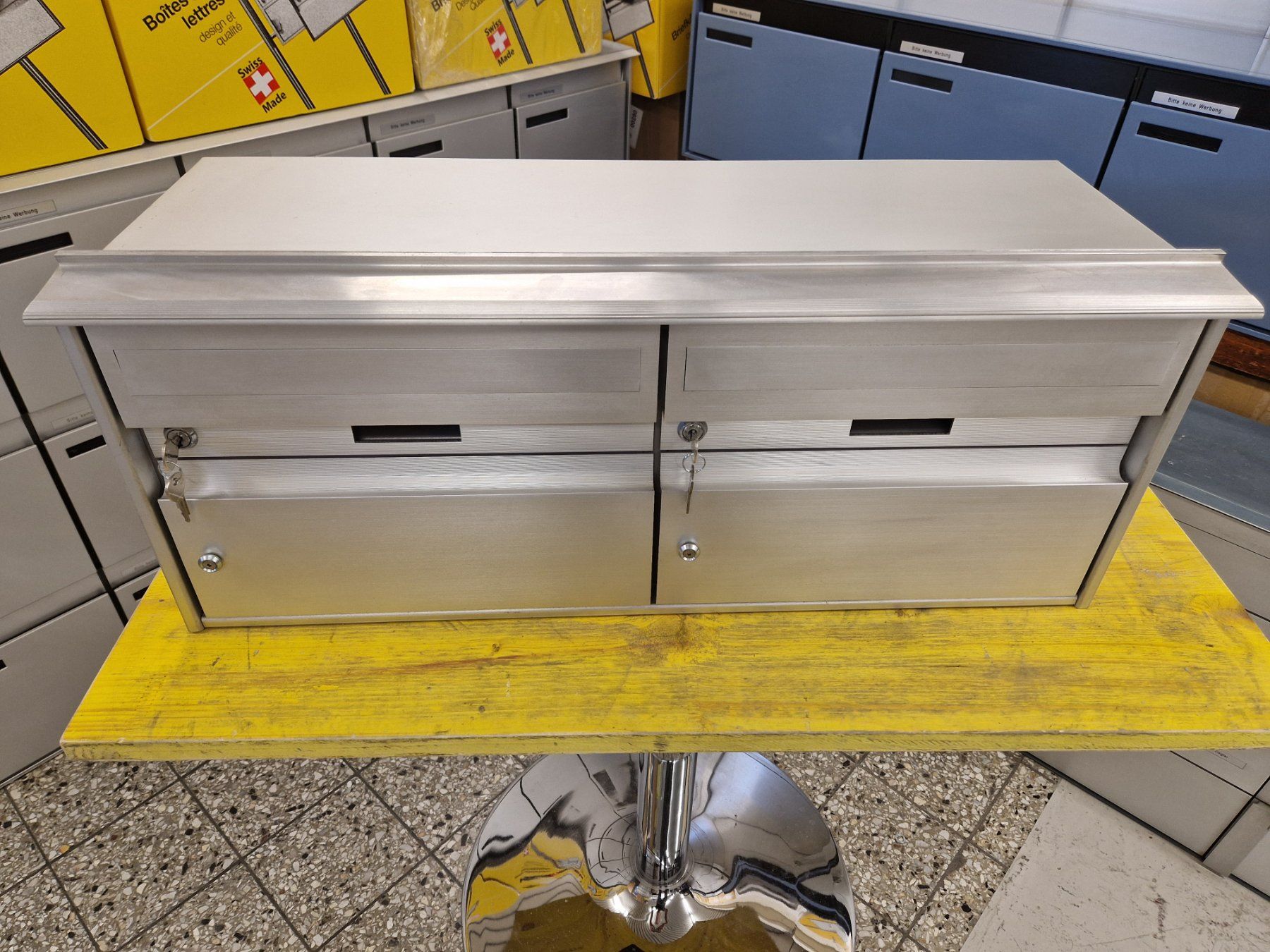 Altro per la casa: 2-er Alu Briefkasten ( Huber ) – Usato da Wiler b.Utzenstorf venduto da bamaa-shop
