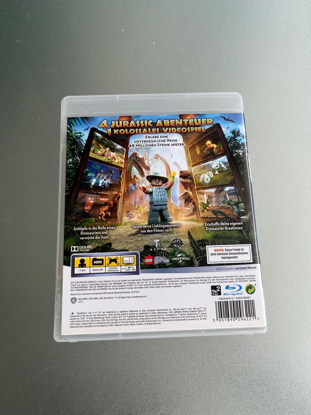 Giochi: PS3 - LEGO Jurassic World  (Gebraucht) – Usato da Vaduz venduto da Freesli 1
