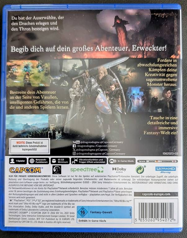Giochi: Dragons Dogma 2 PS5/Playstation 5  – Usato da Sevelen venduto da and_htb7 1