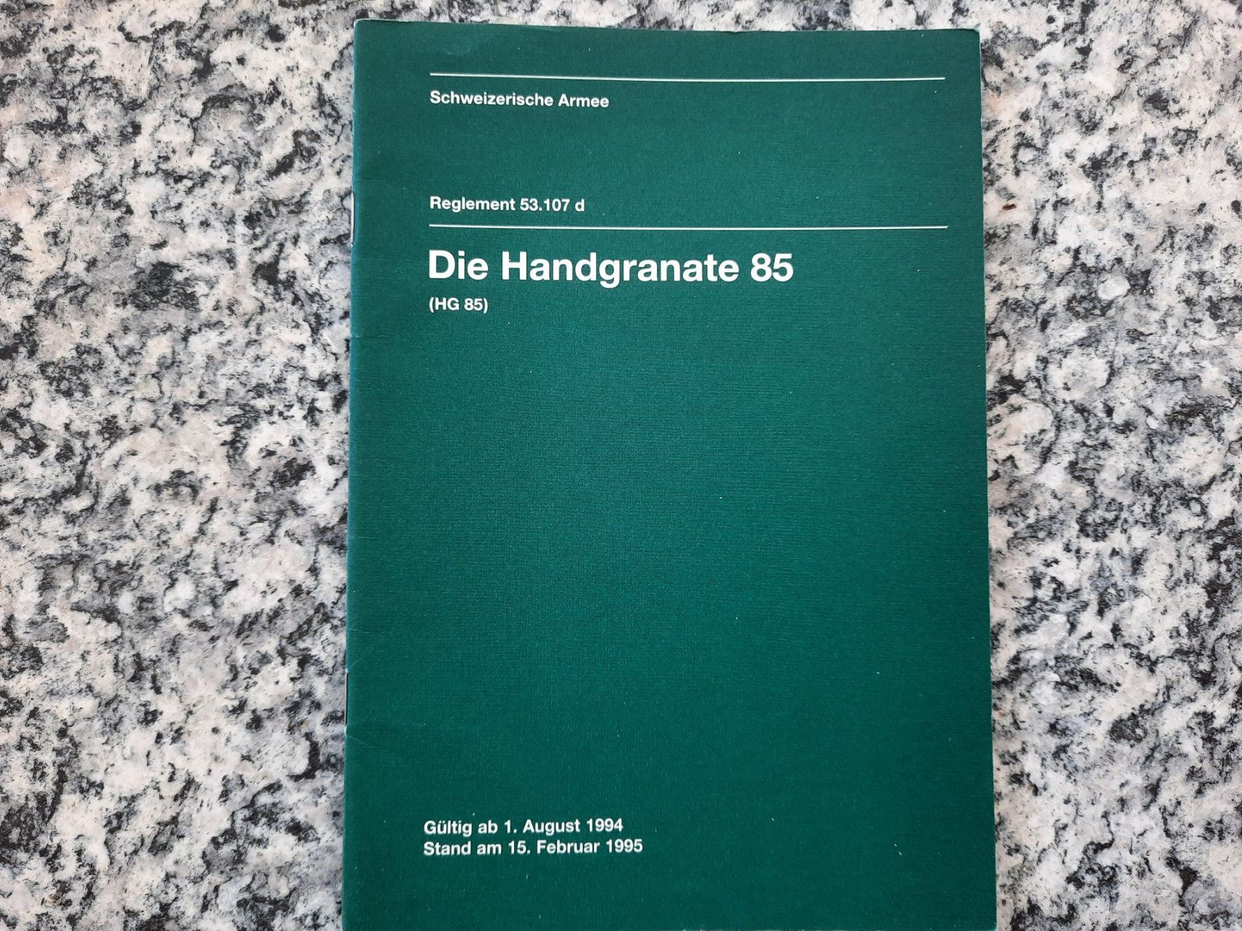 Libri: Die Handgranate 85 – Usato da Ruswil venduto da Sammlergeist