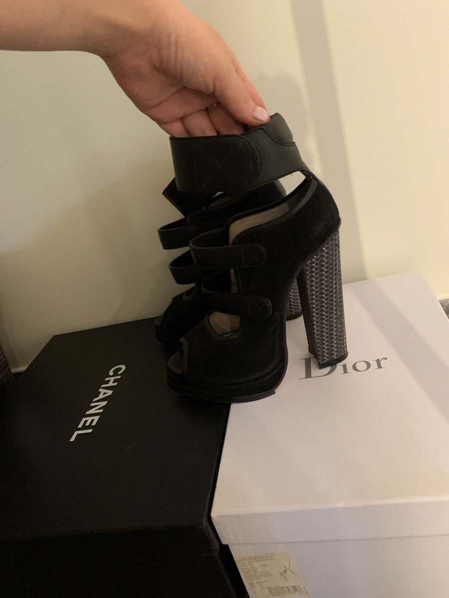 Damenschuhe: Sandalen mit Absatz, Schuhe, N 21 original – Gebraucht aus Zell LU von AliAli24 9