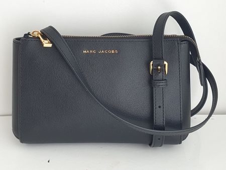 Marc By Marc Jacobs Crossbody Tasche Schwarz Leder  