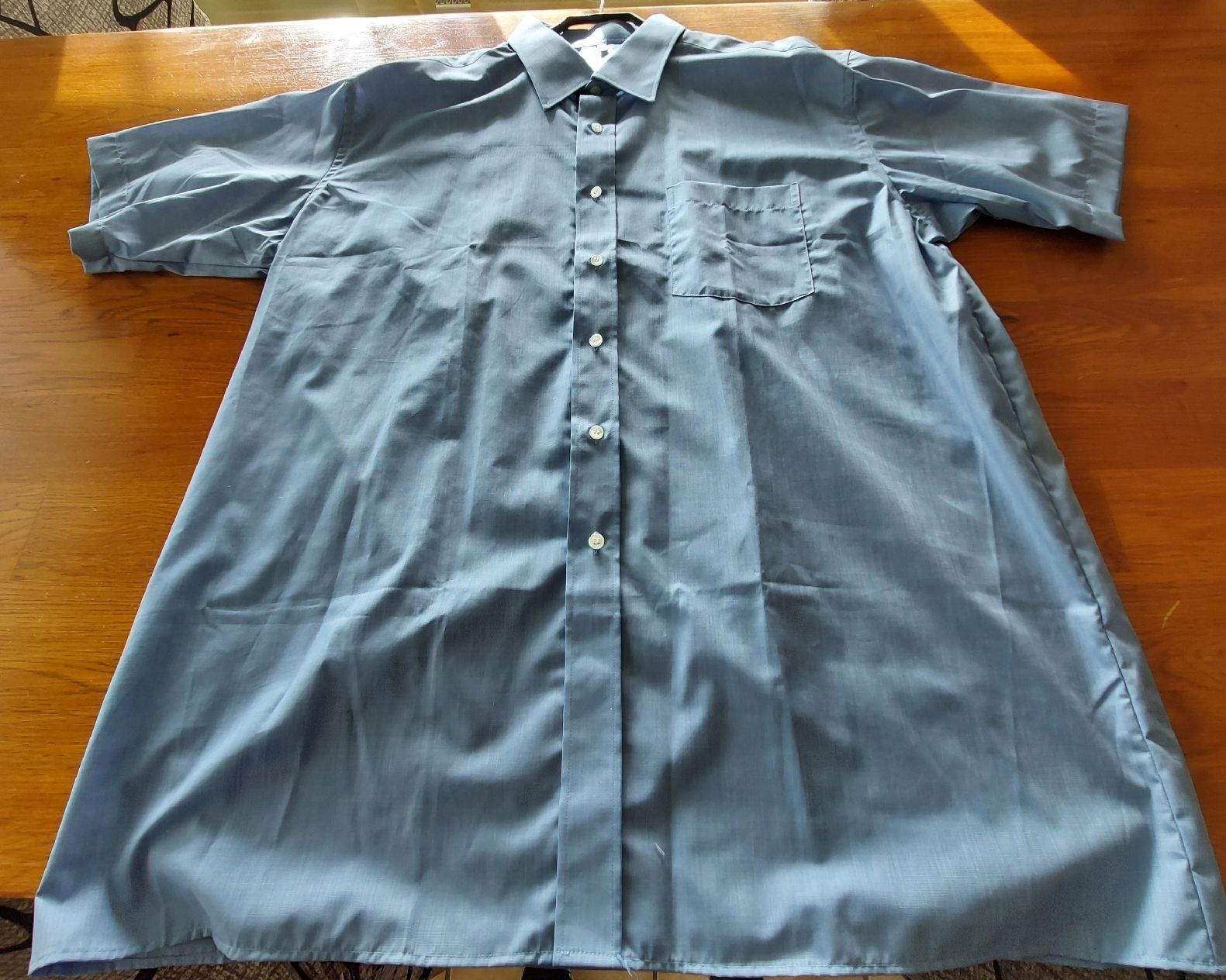 Camicie: Luca Maldini Hemd, Gr. 45, Hellblau, Kurzarm - Neu! – Nuovo e nell'imballaggio originale da Gunzwil venduto da Jounima
