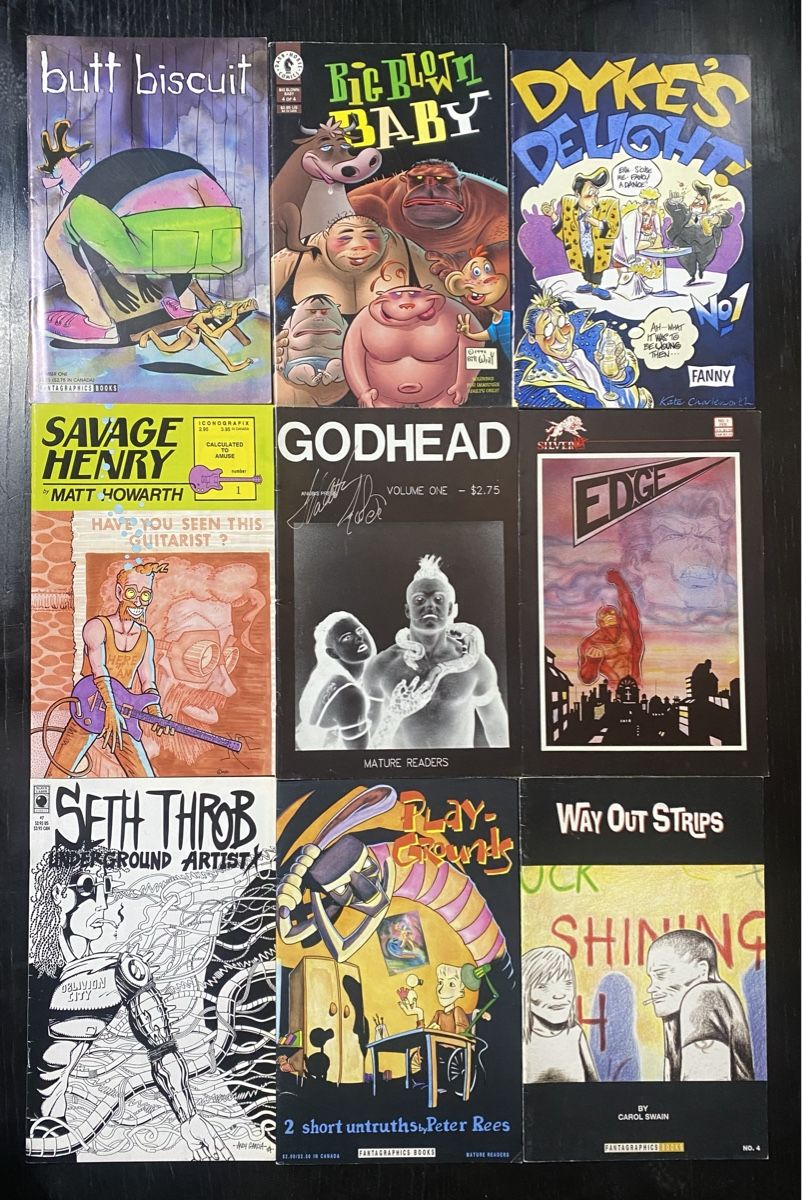 Comics: 13 Underground Comics Konvolut /English – Gebraucht aus Zuerich von SonderArt-Wertgut 1