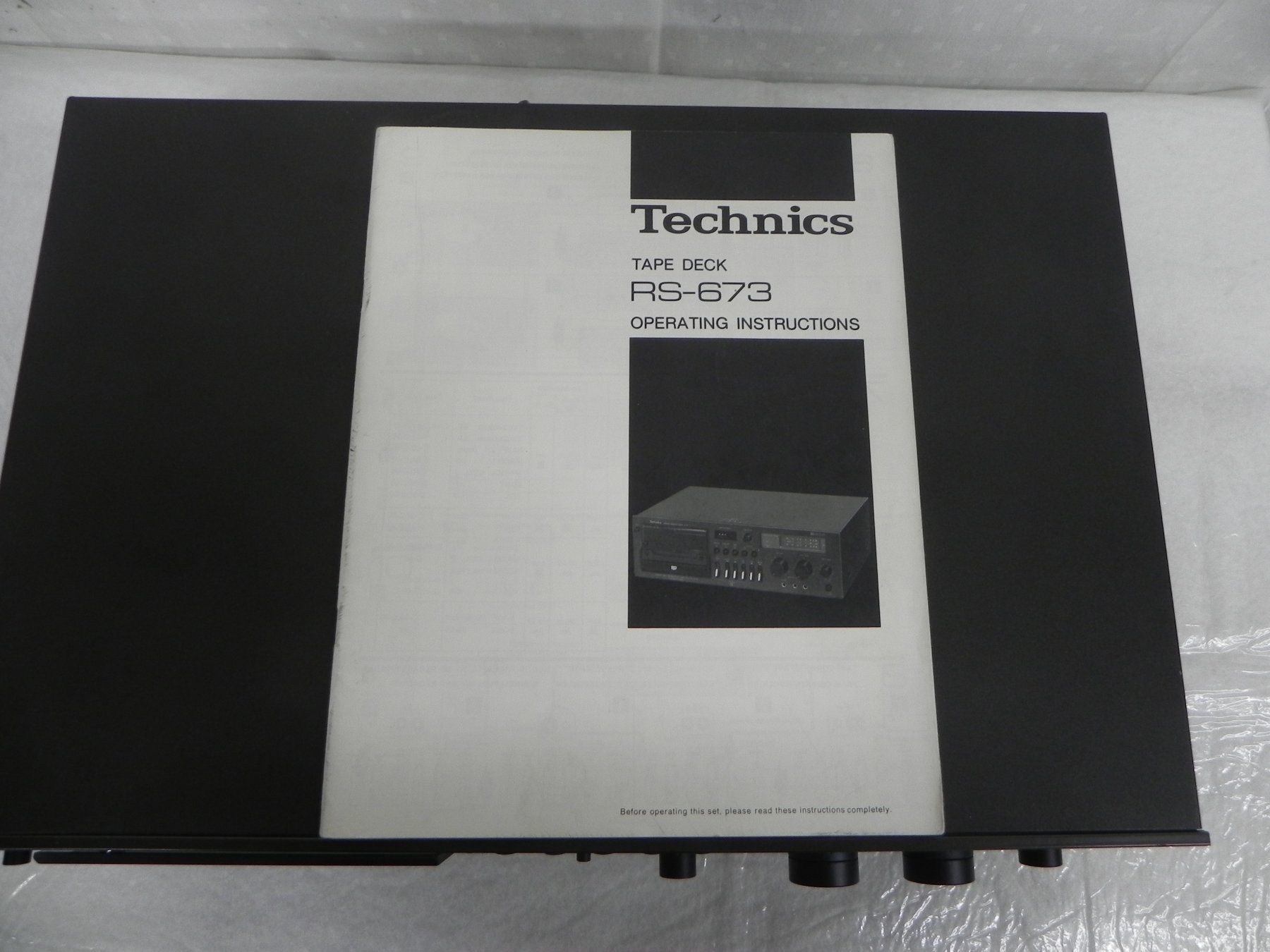 Technics Registratori: Technics RS-673 Tape Deck revidiert Total Liquidation – Usato da Basel venduto da Life-Style-Art 7