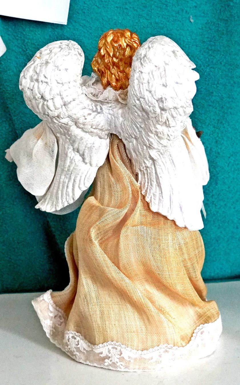 Statuette: Engel in Stoff-Kleidern – Usato da Baar venduto da 2cvbaar 2