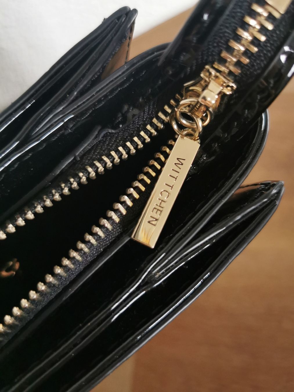 Borse da donna: Schwarze Lack Handtasche, WITTCHEN Handmade – Nuovo (secondo la descrizione) da Kaltbrunn venduto da PoleDanceFeldbachZH 4
