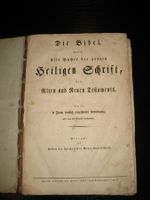 Bibel 1817 antik Orell Füssli Zürich seltene Heilige Schrift