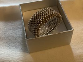 Ring Silberperlen Grösse 54 guter Zustand