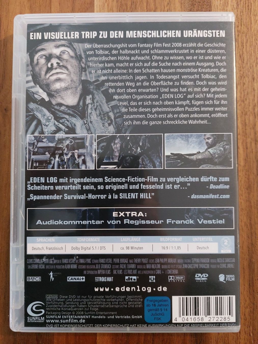 Tutti i DVDs: DVD - Eden Log – Usato da Rheinfelden venduto da FilmAuktion 1