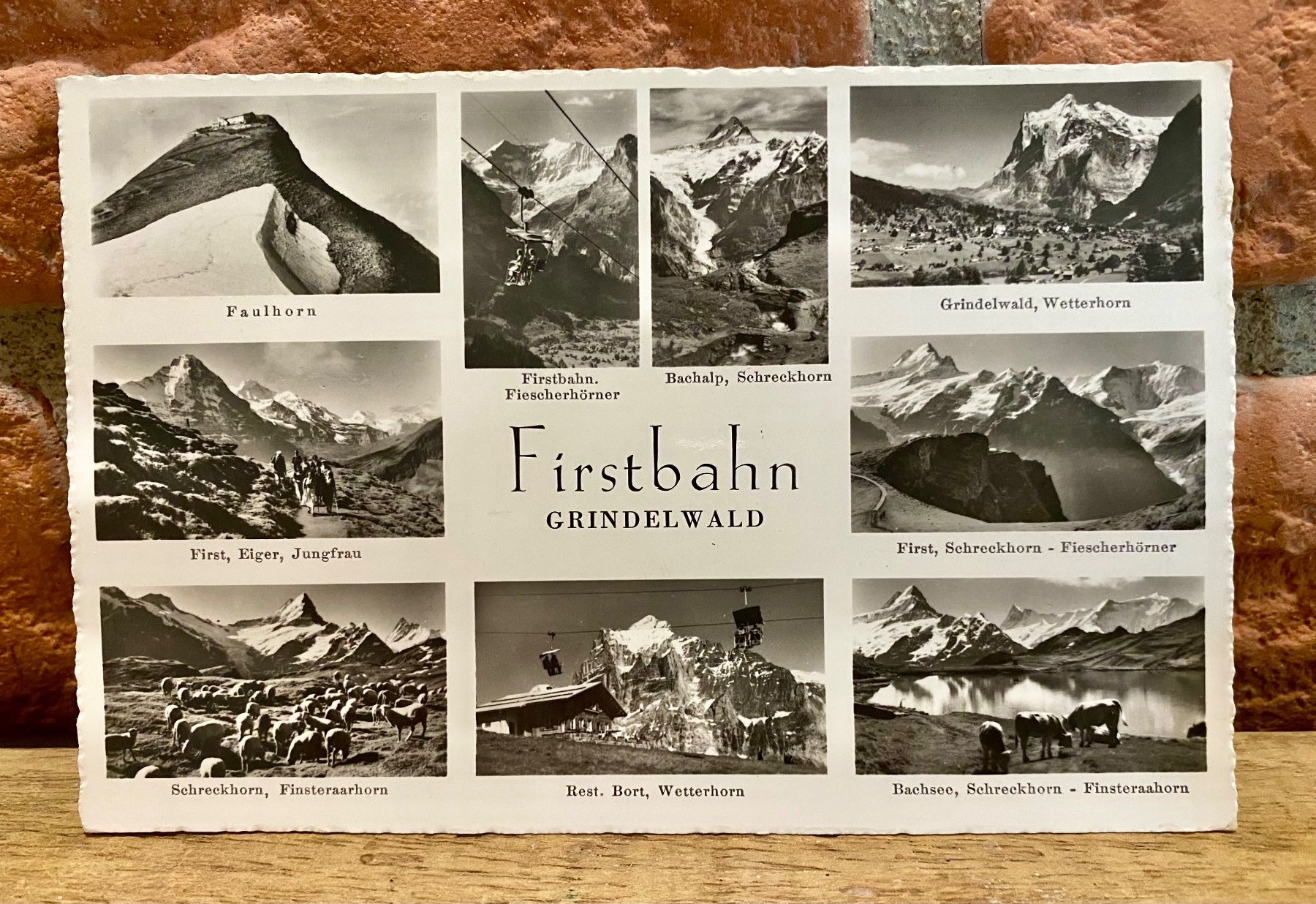 Ansichtskarten: FIRSTBAHN Grindelwald Mehrbild - Berner Oberland – Gebraucht aus Root von ENGLAND-TREASURES