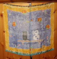 Foulard Schal Seide bunt