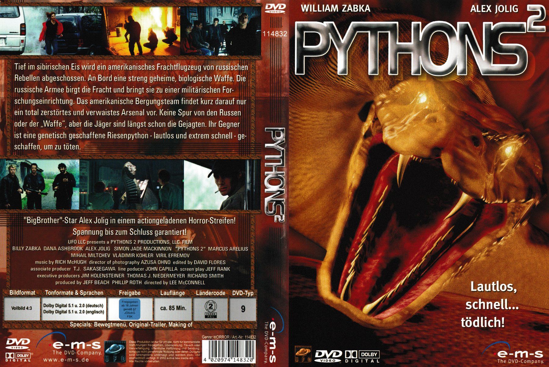Tutti i DVDs: DVD - Pythons 2 (NEU) – Nuovo (secondo la descrizione) da Langnau am Albis venduto da MediaRescuerKeLoX