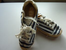 Replay Espadrilles, Gr. 37, Blau-Weiss gestreift,neu