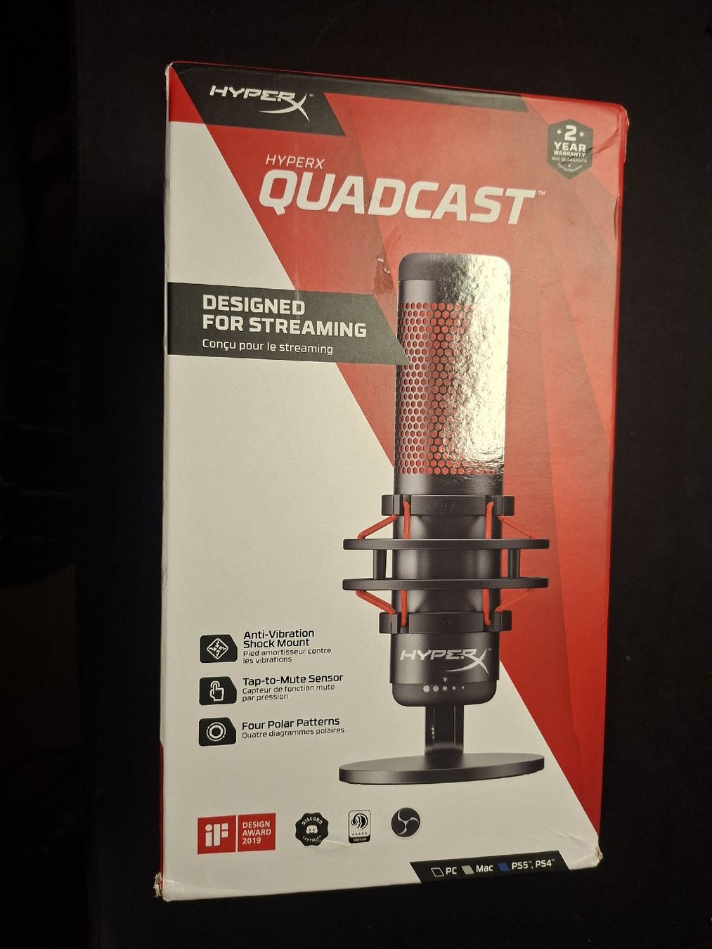 Hyperx Microfoni: hyperX Quadcast – Nuovo (secondo la descrizione) da Boswil venduto da sch_8h5y