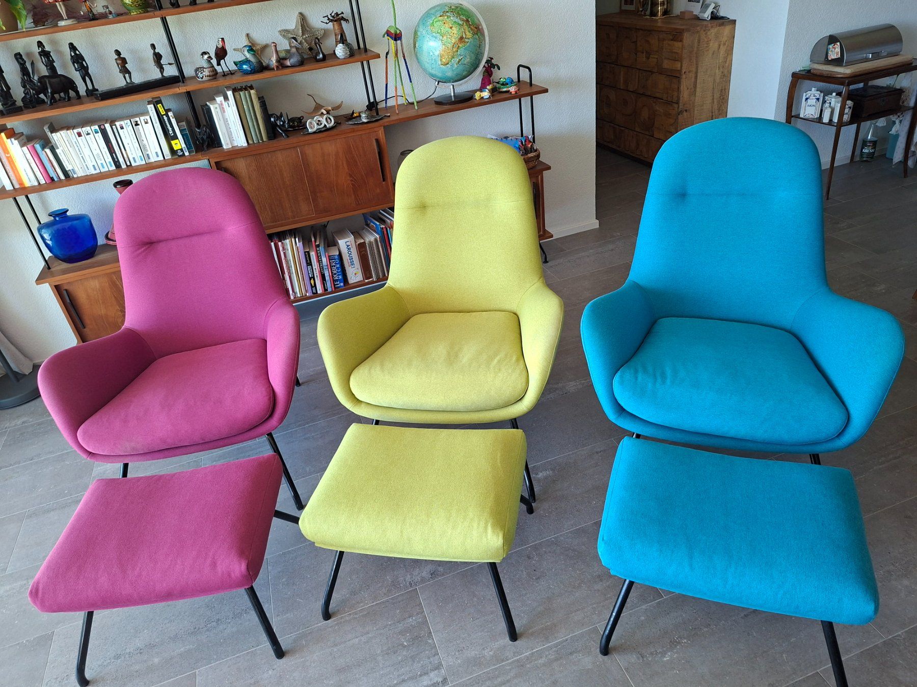 Pfister Sessel: Fauteuils Pfister déco design – Gebraucht aus Farvagny-le-Petit von Veromai