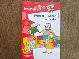 Mini-Lük-Heft Wörter-Sätze-Texte - 2. Klasse