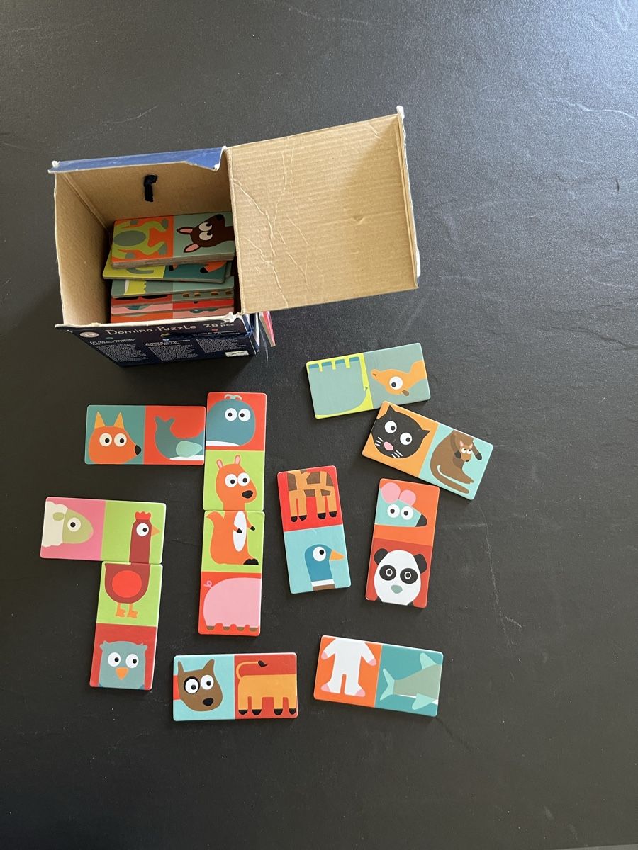 Djeco Giochi: Dominos Jeu Djeco 3 ans  – Usato da Chénens venduto da RosaLine 1