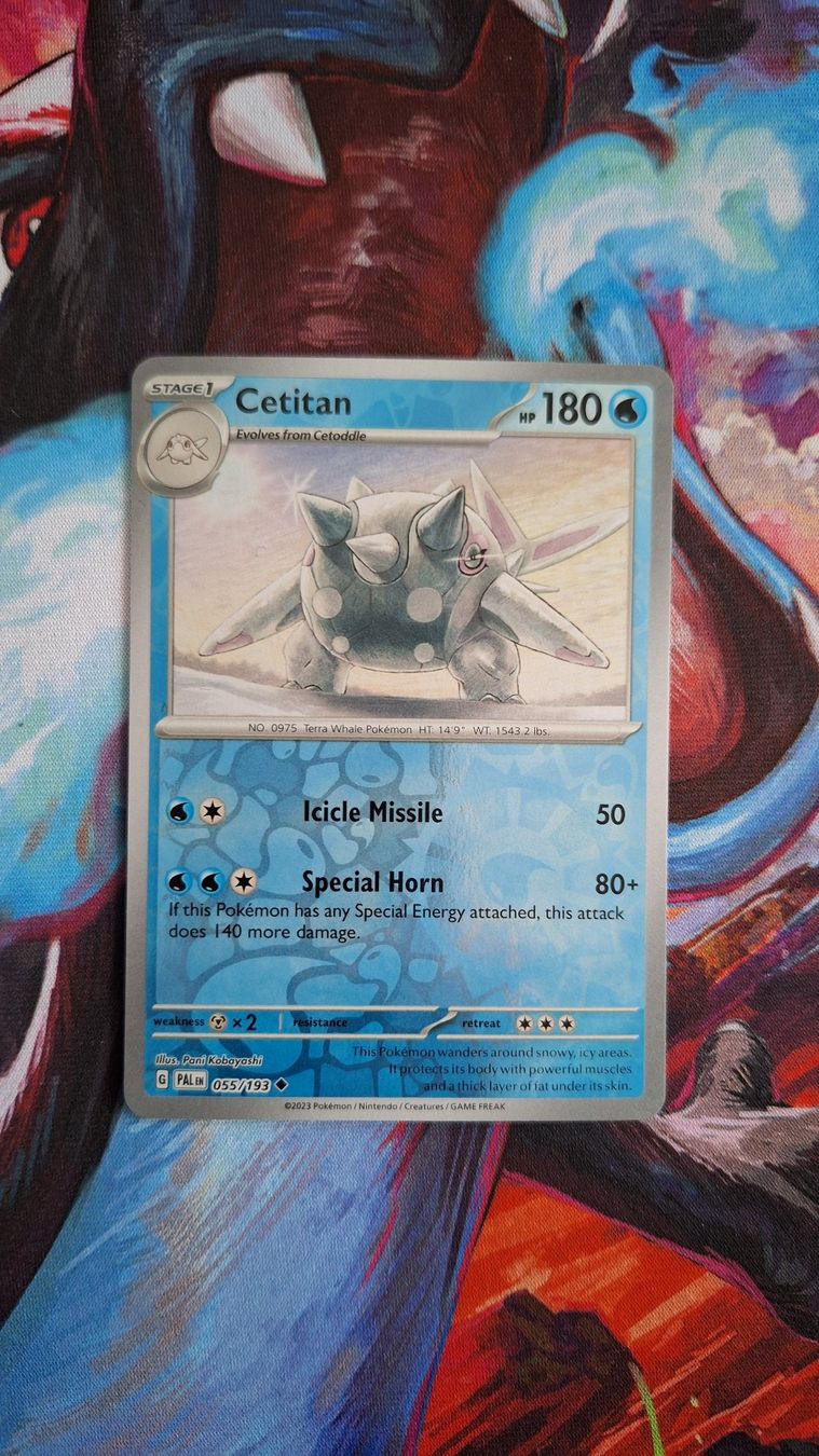 Pokémon Carte collezionabili: Cetitan - Reverse Holo - Pokemon Paldea Evolved – Usato da Altstätten SG venduto da GGsGameshop