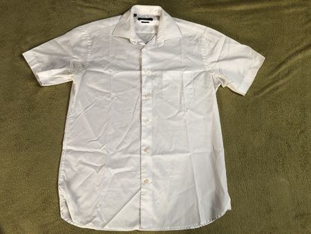 NAVYBOOT Herrenhemd Kurzarm Gr. 39 weiss